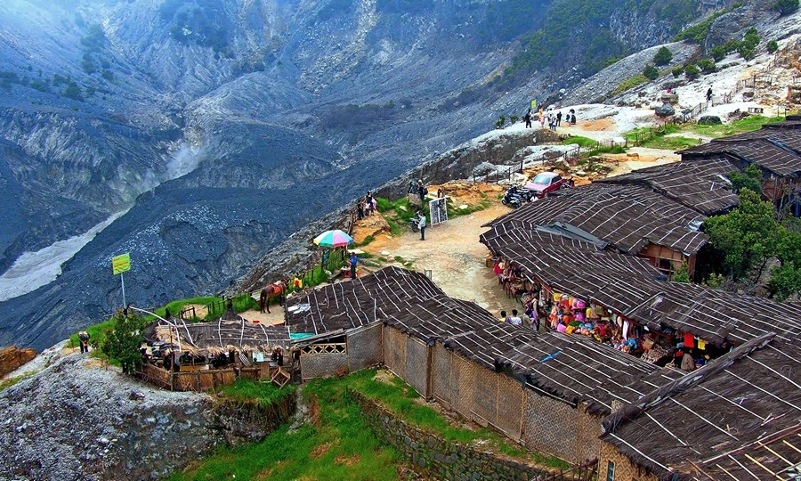 Tangkuban Perahu Lembang Ramai