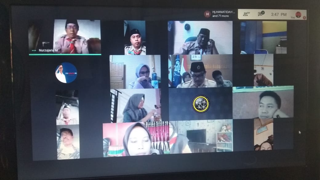 Kwartir Cabang Wajo Gelar Webinar Kepramukaan