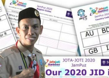 Partisipasi Kwartir Ranting Maniangpajo di Jota Joti 2020