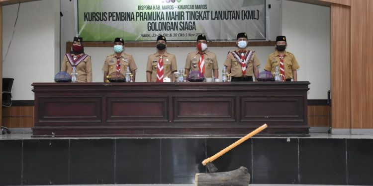 Kwartir Cabang Maros Gelar KML Golongan Siaga