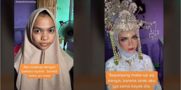 Kisah MUA Dapat Klien Pengantin Tuna Rungu, Tak Bisa Menahan Tangis saat Merias