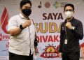 Usai Divaksin, Karyawan dan Keluarga Ramai Melakukan Photo Booth