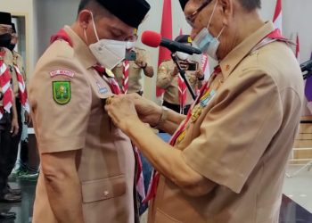 Ketua Kwarda Riau lantik Mabicab Kepulauan Meranti Masa Bakti 2020-2025