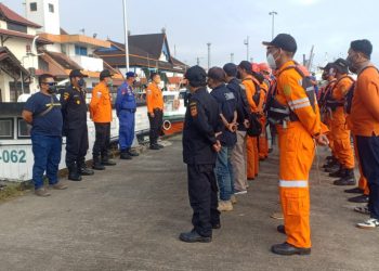 Pramuka Pontianak Timur Ikut Pencarian Korban Kapal Tenggalam di Pesisir Kalbar
