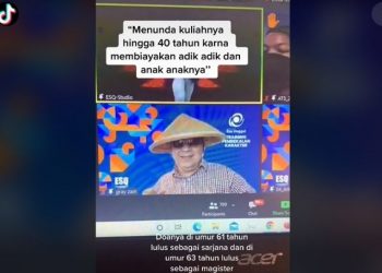 Lelaki Berusia 58 Tahun Ikut Ospek, Ada Kisah Inspiratif di Baliknya