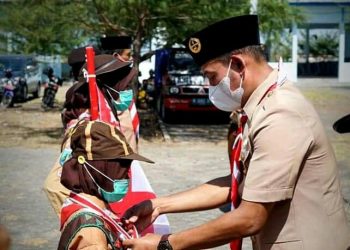 Kak Haji Aab Lantik 50 Pramuka Garuda