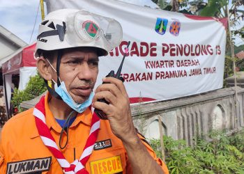 Lukman Habsi, Anggota Tim Pencarian Korban Erupsi Gunung Semeru