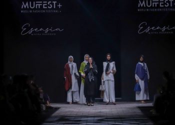 Manfaatkan kain janggawari dalam event Muffest 2022.