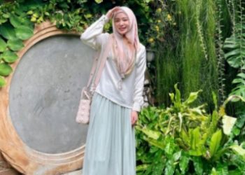 Rok plisket untuk lebaran.