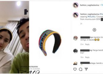 Bando rajut yang membuat publik heboh dengan harga fantastis.