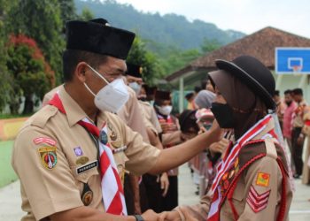 Pelantikan pramuka garuda SMPN 2 Punggelan