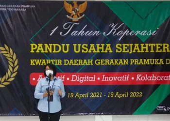 Syukuran satu tahun Kwarda DIY.
