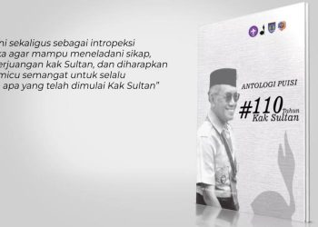 Launching buku antologi puisi 110 tahun Kak Sultan.