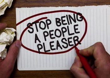 Stop being a people pleaser.