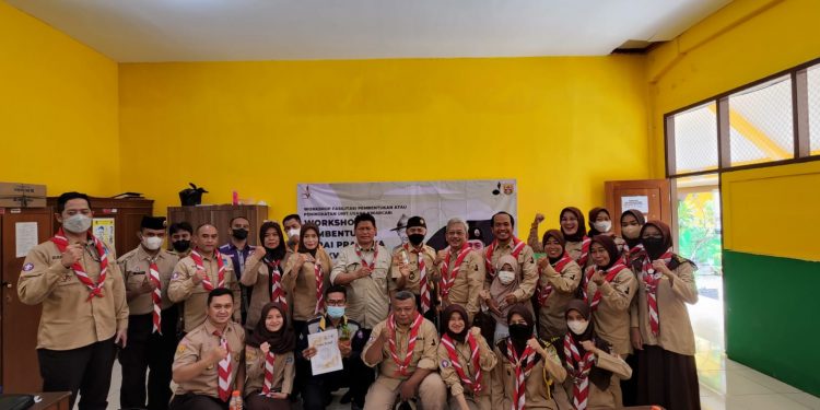 Anggota Pramuka kota Bogor.