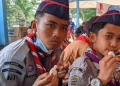 Kontingen Malaysia icip geblek asal Kulon Progo.