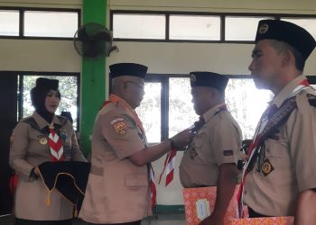Pengukuhan peserta KML menjadi pembina pandega.