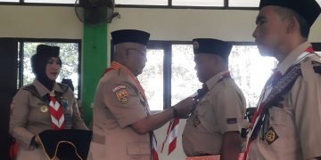 Pengukuhan peserta KML menjadi pembina pandega.