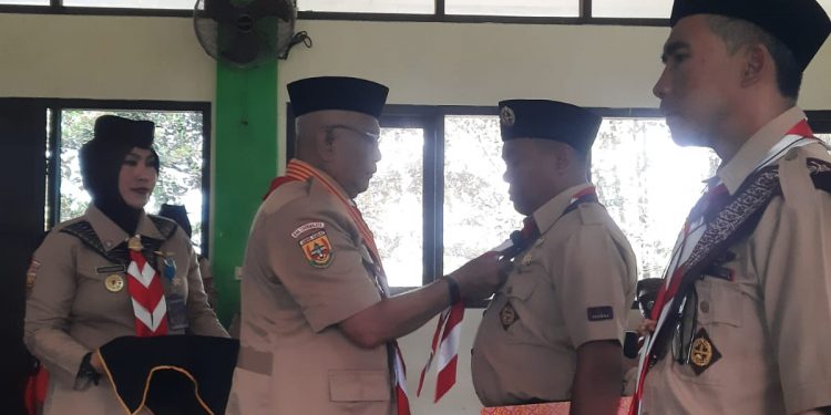 Pengukuhan peserta KML menjadi pembina pandega.