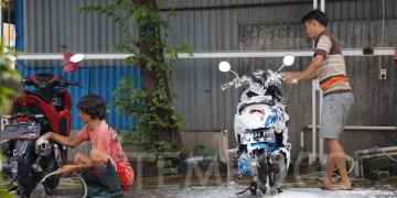 usaha cuci motor rumahan