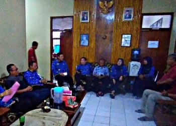 Pembina Pramuka Berkumpul di GOR GMC Majalengka (Kak Indra)