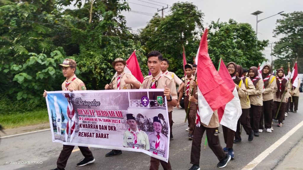Kenang 5 Januari 1949, Kwarran Rengat Barat Adakan Napak Tilas napak tilas 5 januari rengat barat