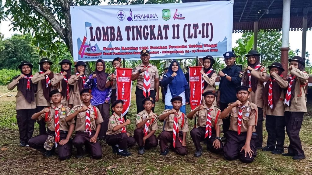 LT-II Tebing Tinggi, Juaranya Regu Kuda Laut dan Regu Melati lomba tingkat 2 tebing tinggi