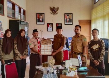 Kunjungan awal tahun 2023 Kwarran Rengat Barat