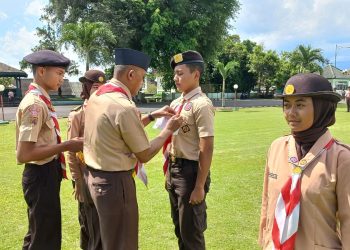 Saka Wira Kartia Pangkalan Kodim 0701/Banyumas Gelar Binsar Calon Anggota