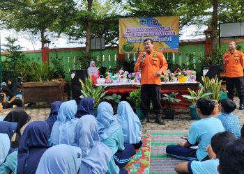Pramuka Peduli Banyumas Bekali Siswa SMP Negeri 2 Wangon Ilmu Kebencanaan
