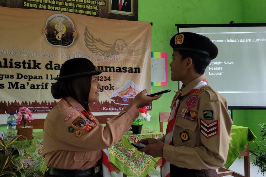 pramuka kreator berita positif