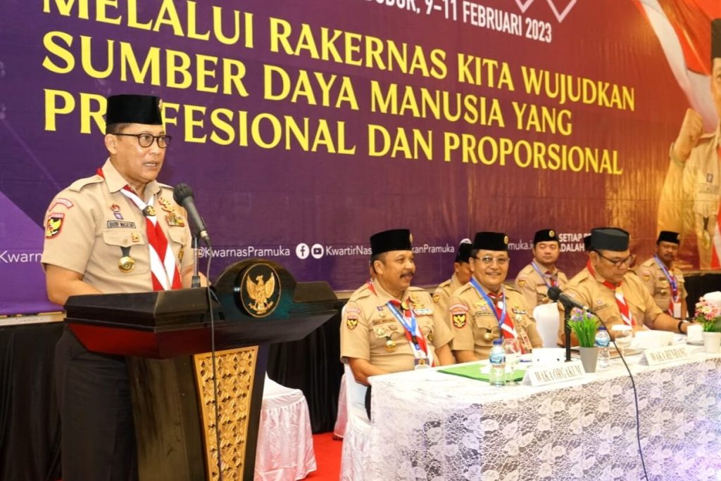 Ketua Kwarnas: Kedudukan Gerakan Pramuka Langsung di Bawah Presiden Kak Budi Waseso Ketua Kwarnas