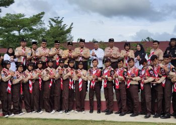 Tetap Semangat Tunjukan Kemampuan di LT-IV Kwarda Kepri Tahun 2023