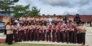 Tetap Semangat Tunjukan Kemampuan di LT-IV Kwarda Kepri Tahun 2023