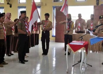 Mabiran, Pengurus Kwarran, dan DKR Sungai Lala Resmi Dilantik