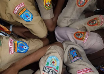 Contoh Pemakaian Tanda Satuan Pramuka