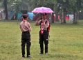 Hujan Tak Halangi Peserta LT-V Ikuti Lomba Reportase