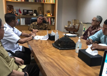 Tim Kwarnas Gerakan Pramuka mengadakan audiensi dengan Dirjen Kebudayaan di Gedung Kemendikbudristek