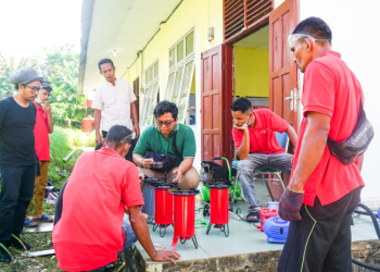 Penyaluran Kompor Biomassa bagi Warga Aceh Timur