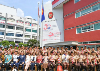 Kontingen Pramuka Indonesia di Kedutaan Besar RI di Seoul, Korea Selatan