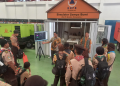 Perwakilan kontingen Raimuna Nasional XII belajar penanggulangan bencana di Ina DRTG Sentul, Bogor (15/8)