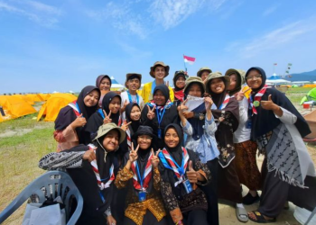 Kontingen Indonesia Tetap Bertahan di Tengah Cuaca Ekstrem Jambore Dunia 2023
