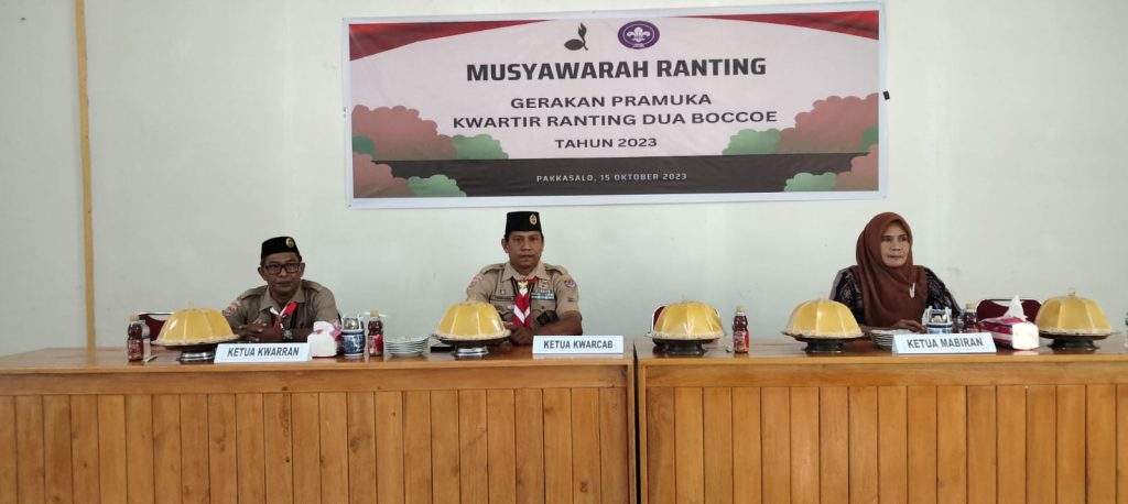 Melalui Musran, Pramuka Dua Boccoe Rumuskan Rencana Kerja Masa Bakti 2023-2026 Musyawarah Ranting