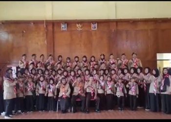 Pengukuhan 40 Pramuka Garuda Kwaran Pageurageung