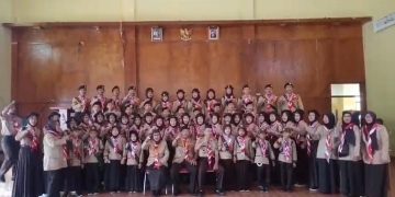 Pengukuhan 40 Pramuka Garuda Kwaran Pageurageung