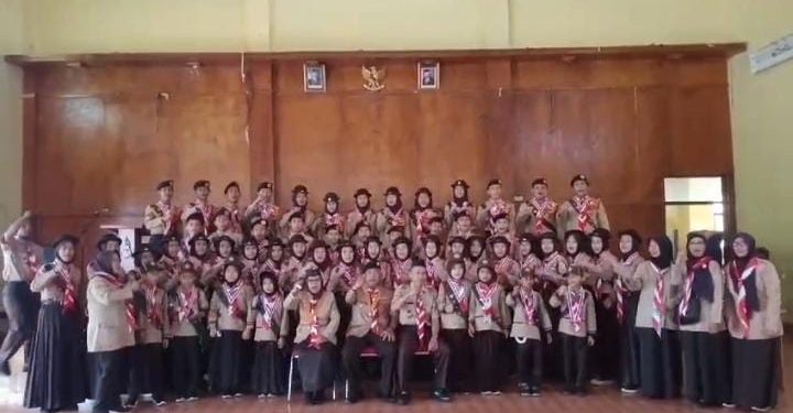 Pengukuhan 40 Pramuka Garuda Kwaran Pageurageung