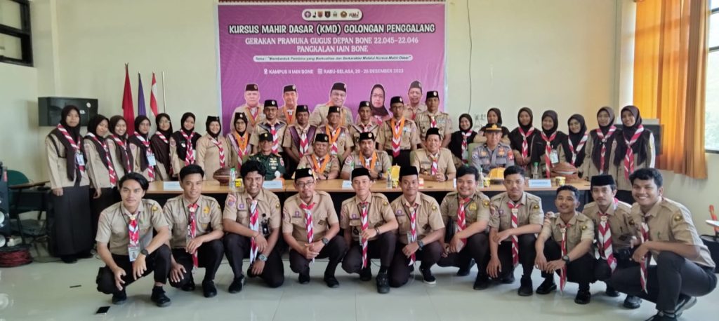 Kursus Mahir Dasar Golongan Penggalang Pangkalan IAIN Bone
