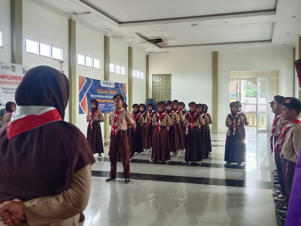Pelantikan Kenaikan Tingkat Kecakapan Umum Pramuka SMP Negeri 1 Cisayong