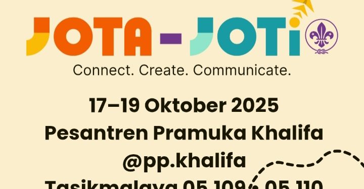 Pramuka Khalifa Gelar JOTA-JOTI 2025 di Tasikmalaya